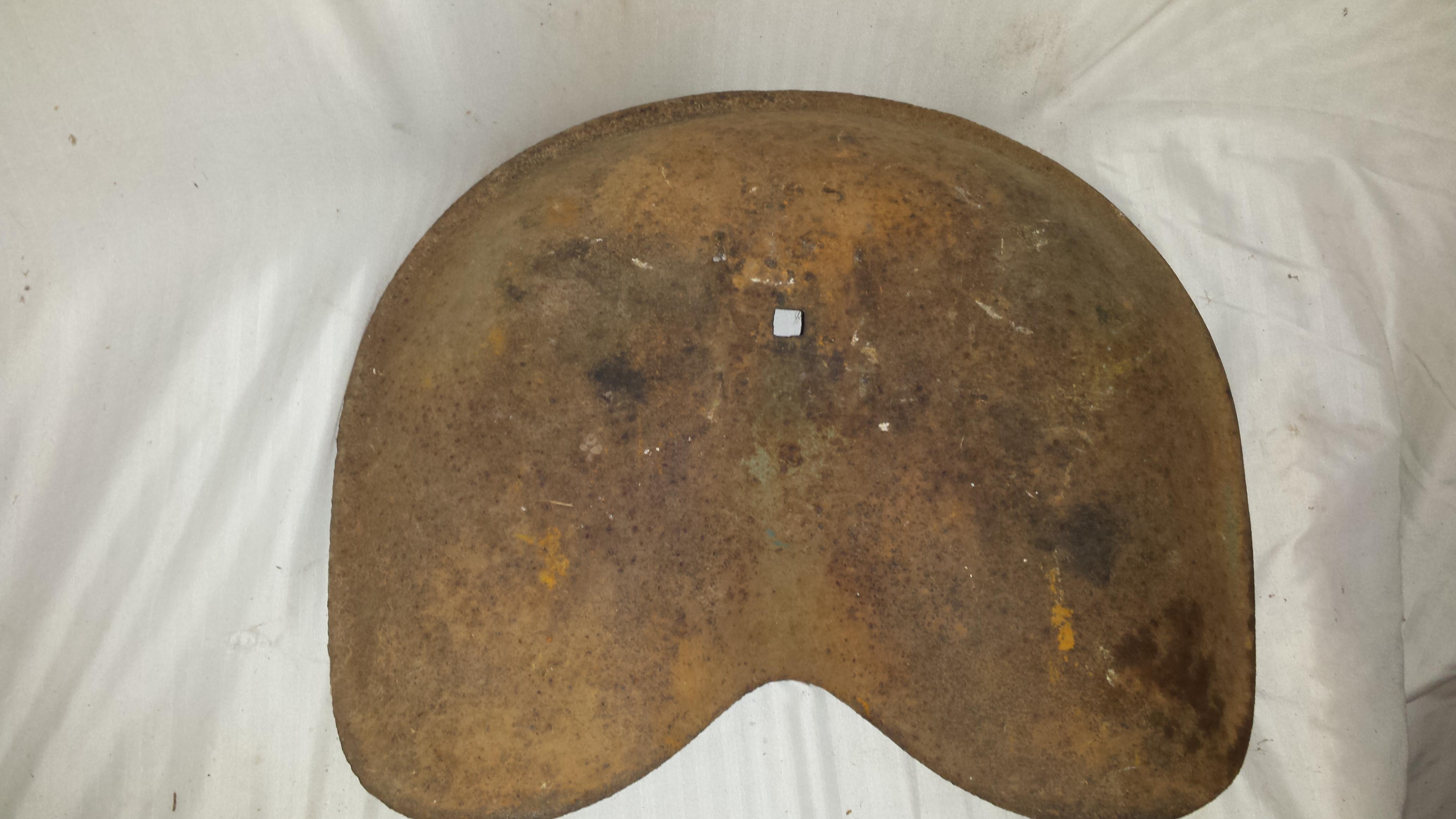 Collectible Cast Iron Walter A Wood Tractor Seat Rust Color Reproduction